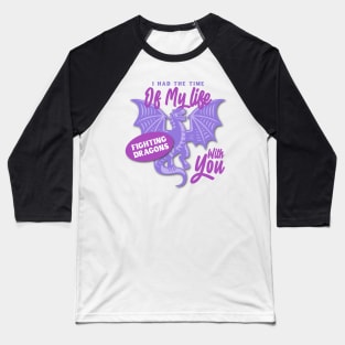 Fighting Dragons Baseball T-Shirt